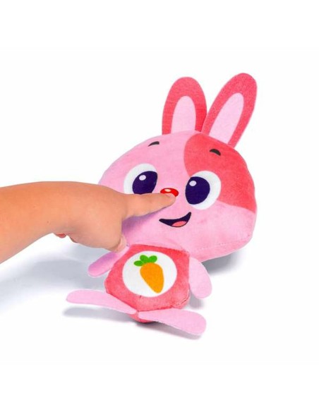 Soft toy with sounds Moltó Gusy luz Baby Bunny Pink 7,5 cm