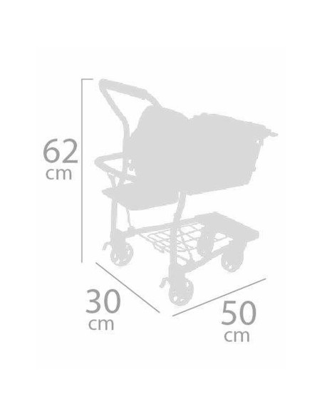 Shopping cart Decuevas Koala 30 x 50 x 62 cm