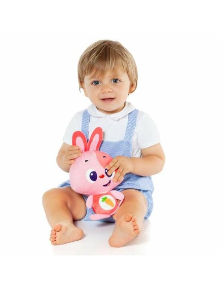 Soft toy with sounds Moltó Gusy luz Baby Bunny Pink 7,5 cm