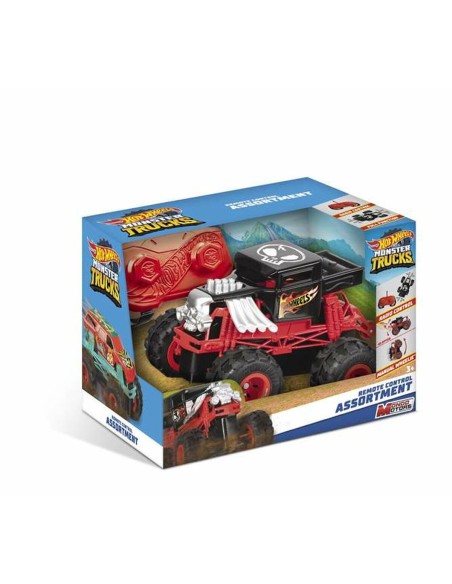Remote-Controlled Car Hot Wheels mini Monster Truck 1:28 14,5 x 9,2 x 9 cm