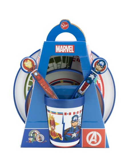 Children’s Dinner Set The Avengers CZ11304 Plastic (5 Pieces)