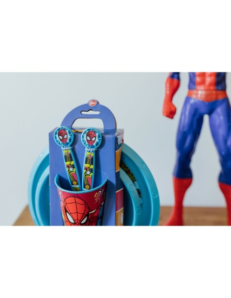 Children’s Dinner Set Spider-Man CZ11313 Plastic (5 Pieces)
