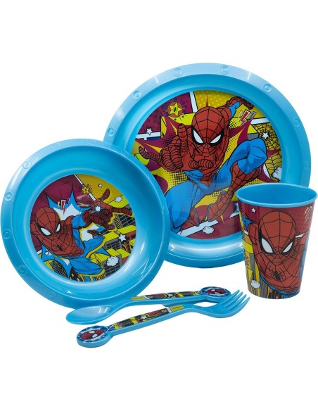 Children’s Dinner Set Spider-Man CZ11313 Plastic (5 Pieces)