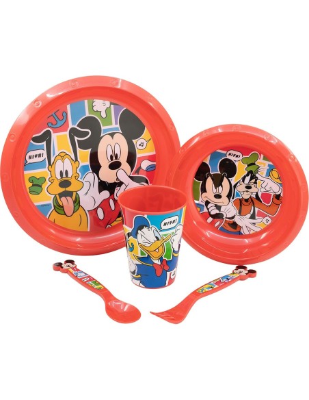 Children’s Dinner Set Mickey Mouse CZ11311 (5 Pieces)