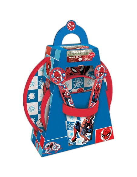 Children’s Dinner Set Spider-Man CZ11308 Plastic (5 Pieces)