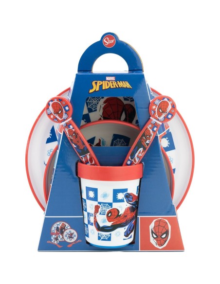 Children’s Dinner Set Spider-Man CZ11308 Plastic (5 Pieces)