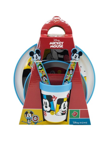 Children’s Dinner Set Mickey Mouse CZ11306 Plastic (5 Pieces)