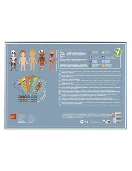 Puzzle Apli 19438 35 x 75 x 24 cm Human body 240 Pieces