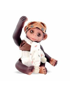 Baby Doll Berjuan Anireal 35 cm Aircraft Pilot Monkey