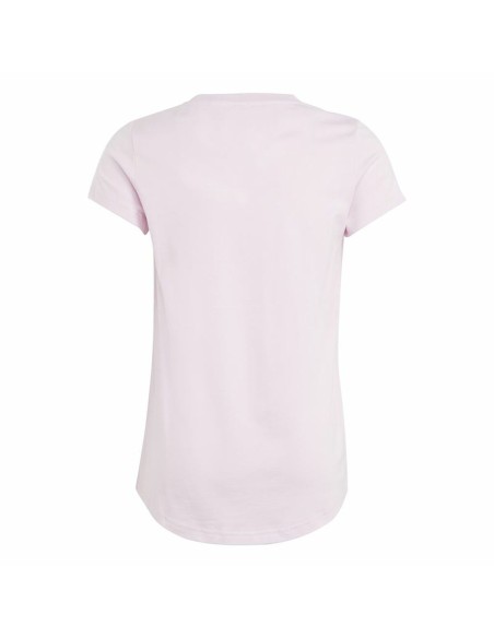 Child's Short Sleeve T-Shirt Adidas Graphic Pink