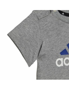 Sports Outfit for Baby Adidas Essentials Organic Grey 2