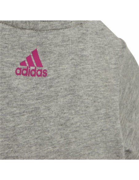 Sports Outfit for Baby Adidas Essentials Lineage Dark grey