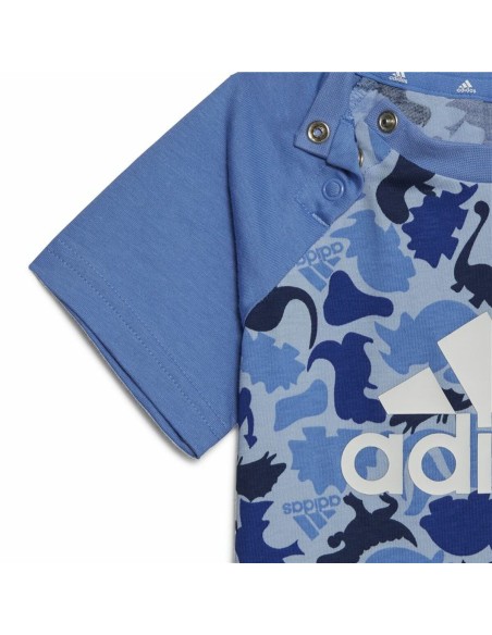 Sports Outfit for Baby Adidas Multicolour Camouflage Dinosaurs