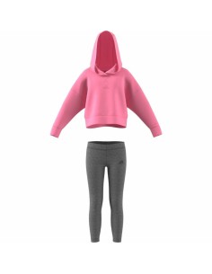 Children's Sports Outfit Adidas Fleece Light Pink