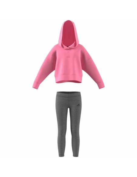 Children's Sports Outfit Adidas Fleece Light Pink