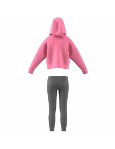 Children's Sports Outfit Adidas Fleece Light Pink 2