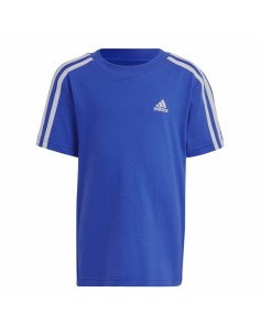 Children's Sports Outfit Adidas 3 Stripes Blue 2