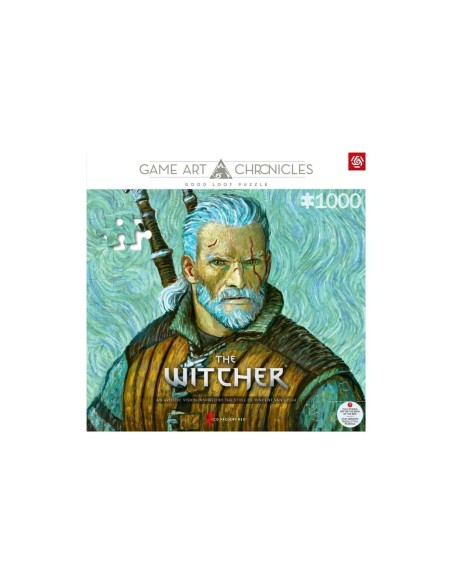 Puzzle Cenega Publishing The Witcher Geralt y Vincent van Gogh 1000 Pieces