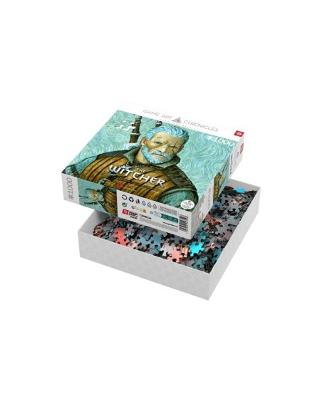 Puzzle Cenega Publishing The Witcher Geralt y Vincent van Gogh 1000 Pieces