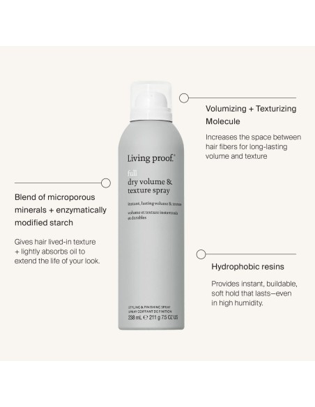 Volumising Spray Living Proof Full 238 ml Texturiser