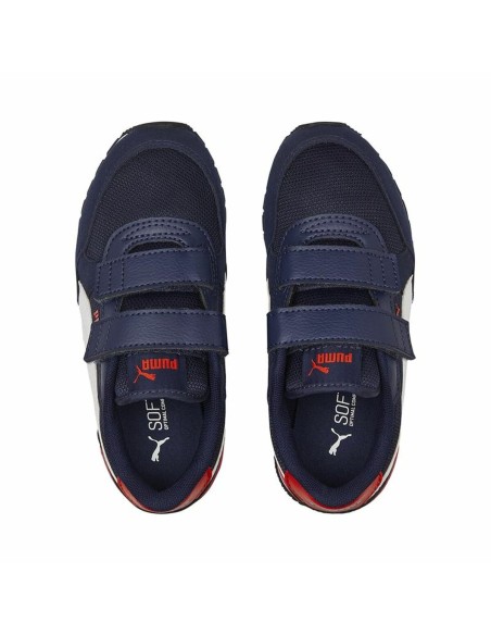 Running Shoes for Kids Puma ST Runner V3 Navy Blue
