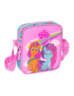 Shoulder Bag My Little Pony Magic Pink Turquoise 16 x 18 x 4 cm