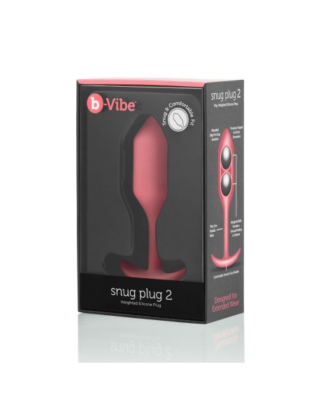 Anal plug B-Vibe 2 Orange Coral