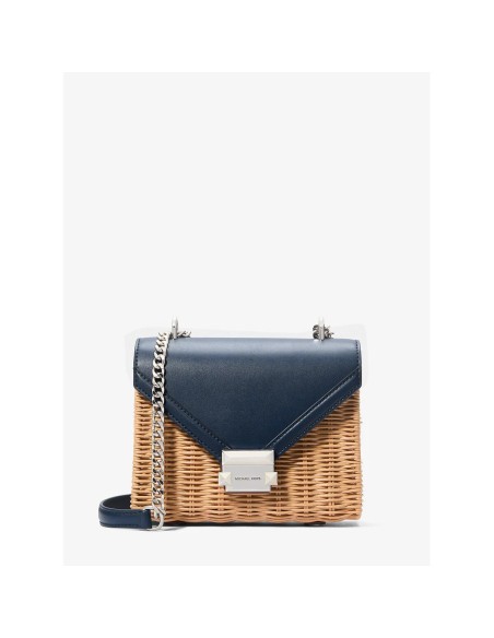 Shoulder Bag Michael Kors WHITNEY-NAVY Blue 21 x 18 x 7 cm