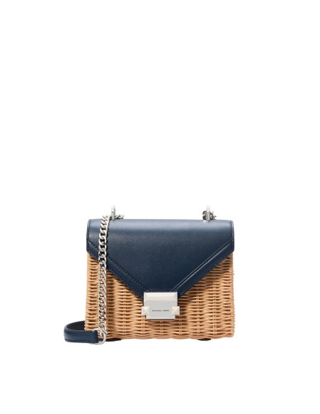 Shoulder Bag Michael Kors WHITNEY-NAVY Blue 21 x 18 x 7 cm