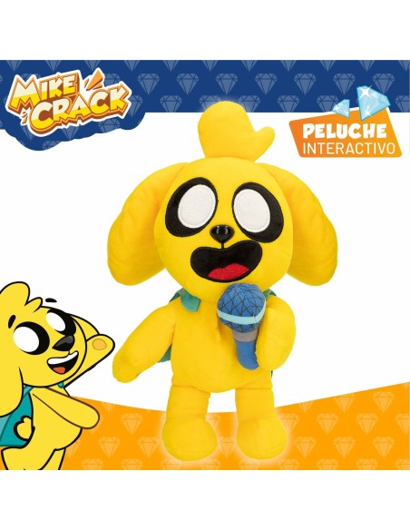Soft toy with sounds Mikecrack Yellow 29 cm