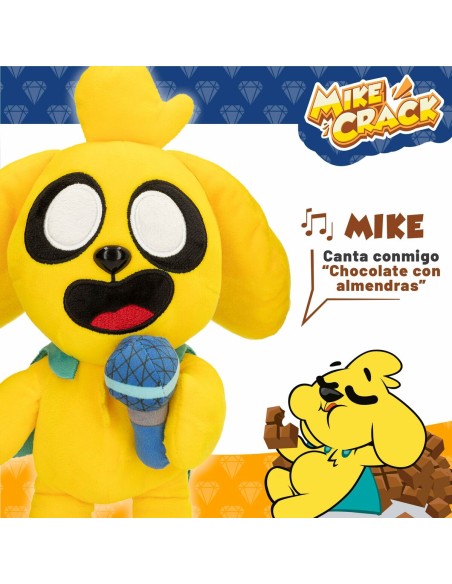 Soft toy with sounds Mikecrack Yellow 29 cm