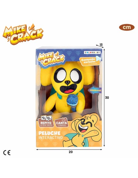 Soft toy with sounds Mikecrack Yellow 29 cm