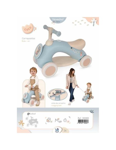 Tricycle Decuevas Coco Light grey 60 x 27 x 42 cm