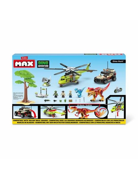 Building Game + Figures Zuru Max Dino 33 x 48,3 x 7,6 cm 592 Pieces