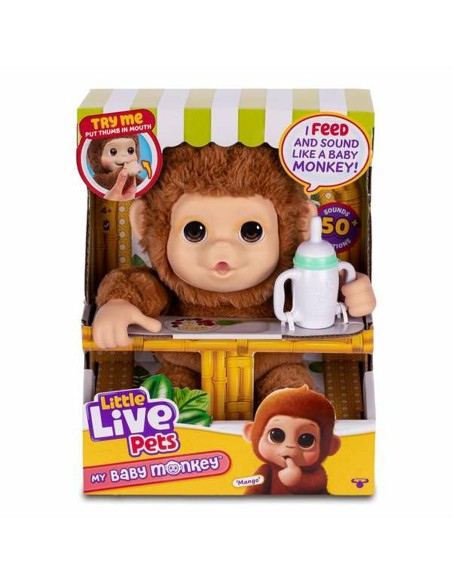 Interactive Pet Famosa My Baby Monkey Little Live Pets