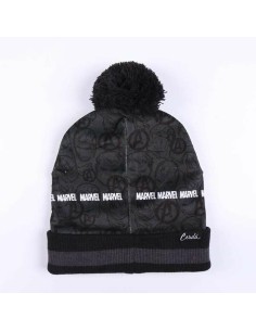 Hat, Gloves and Neck Warmer The Avengers Grey 2