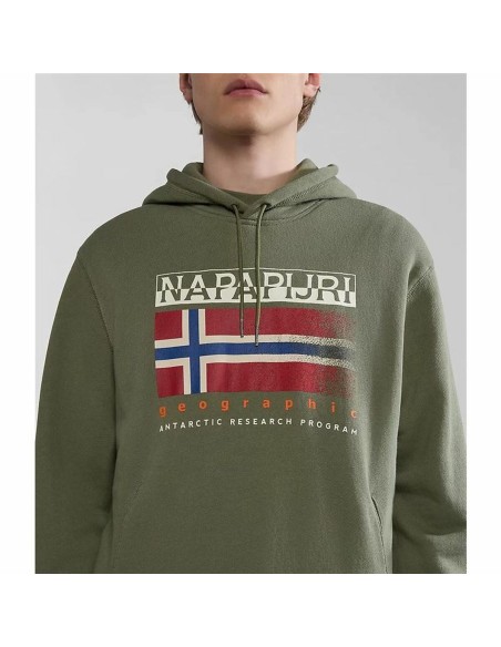 Children’s Hoodie Napapijri B-Kreis H Dark green