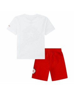 Children's Sports Outfit Converse Squiggle S/Se+Ft White 2