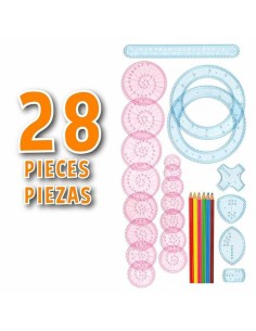 Drawing Set Moltó Graphics 28 Pieces 2