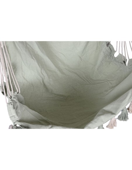 Garden chair Home ESPRIT Green Cotton Wood 100 x 50 x 135 cm