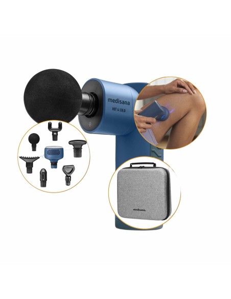 Hot and Cold Muscle Massager Gun Medisana MG 600 Blue Black