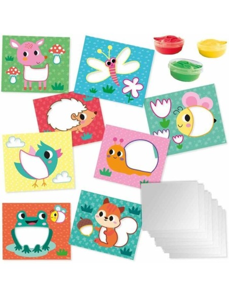 Drawing Set SES Creative Eco Finger Paint Cards