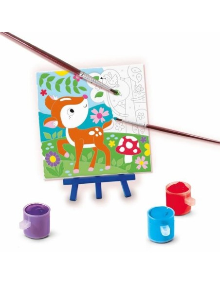 Drawing Set SES Creative Painting by number on canvas (3 Pieces)