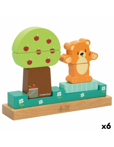 Building Blocks Game Woomax 8 Pieces (6 Units)