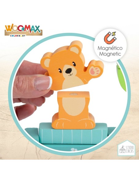Building Blocks Game Woomax 8 Pieces (6 Units)