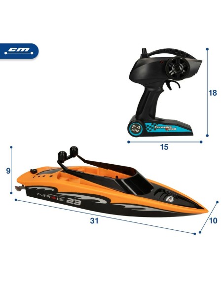 Radio-controlled boat Colorbaby (2 Units)