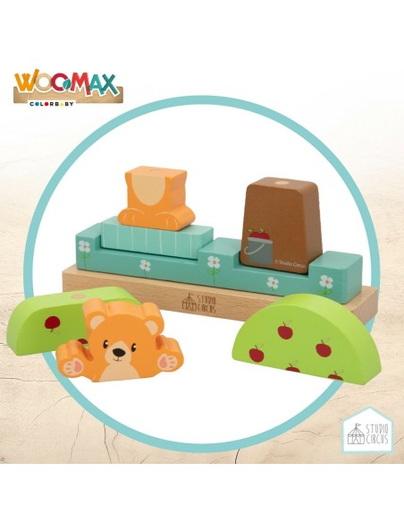 Building Blocks Game Woomax 8 Pieces (6 Units)
