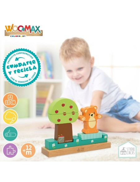 Building Blocks Game Woomax 8 Pieces (6 Units)