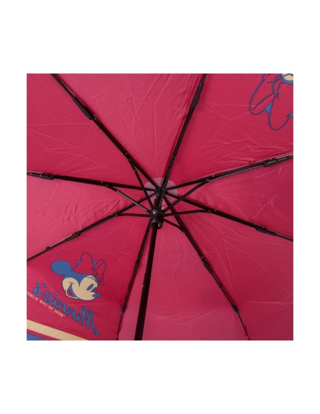 Foldable Umbrella Minnie Mouse Red (Ø 97 cm)