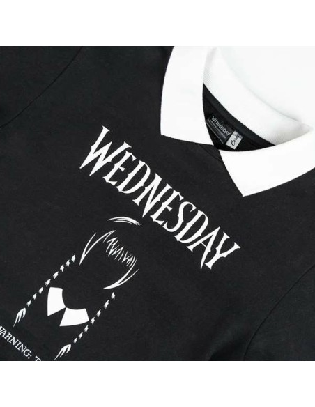 Hoodless Sweatshirt for Girls Wednesday Dark grey